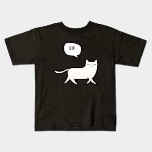 Cat saying No Kids T-Shirt